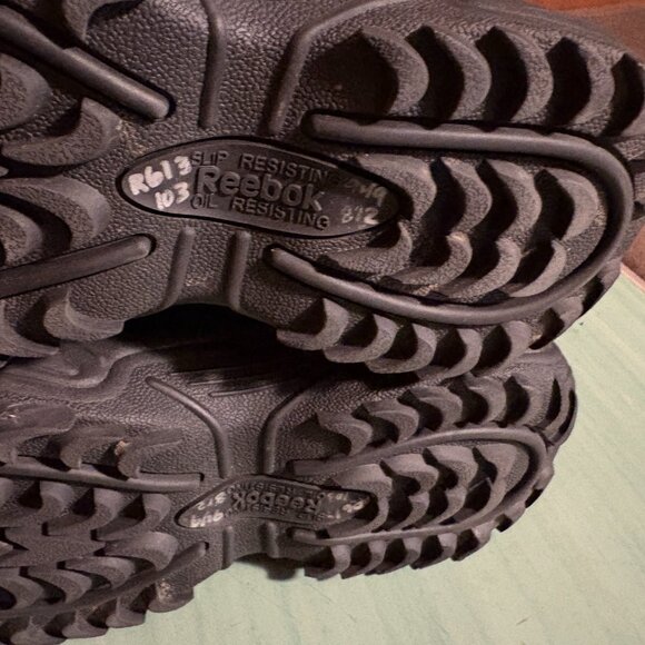 Mens Reebok 8" Rapid Response Side Zip Black Tactical Boots Size 11.5 W RB8878 - Picture 9 of 10